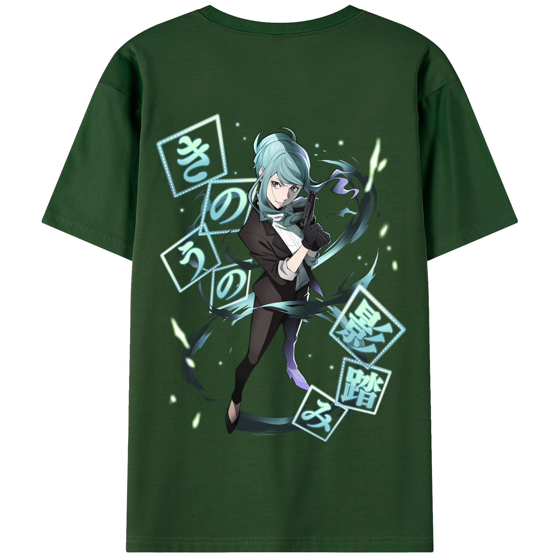（画像用） 文豪ストレイドッグス Bungo Stray Dogs 綿100％半袖Tシャツ（背面プリント）